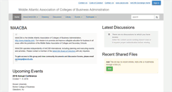 Desktop Screenshot of maacba.aacsb.edu