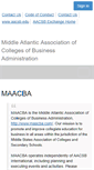 Mobile Screenshot of maacba.aacsb.edu
